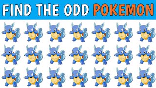 Find The Odd One Out - Pokemon Edition | Easy, Medium, Hard - 40 Ultimate Levels | Incredible Quiz