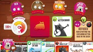 Exploding Kittens! Streaking deck gameplay (7)