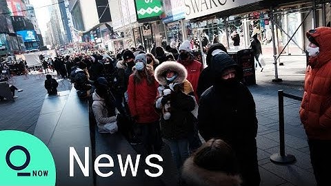 Long Lines Across New York City for Covid-19 Tests