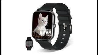 Wwzzey 1.7" Black Smart Watch(Make/Answer Calls)
