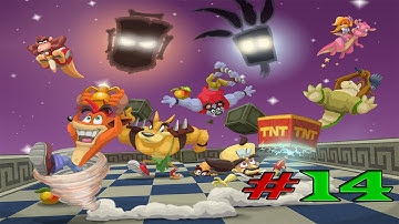 Crash Bash Walkthrough ITA Parte 14-Beach Ball (Coppa) HD