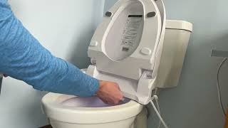 ZMJH 102 series electric bidet toilet installation video.