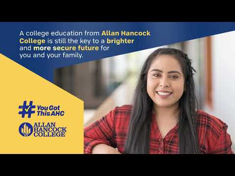 Register for fall classes at Allan Hancock College!