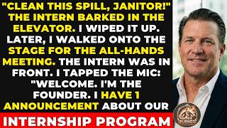 Founder Disguised as Janitor to Expose Arrogant Intern | Corporate Revenge
