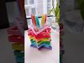 DIY Pen Holder Shorts Paper Craft Art Youtubeshorts 