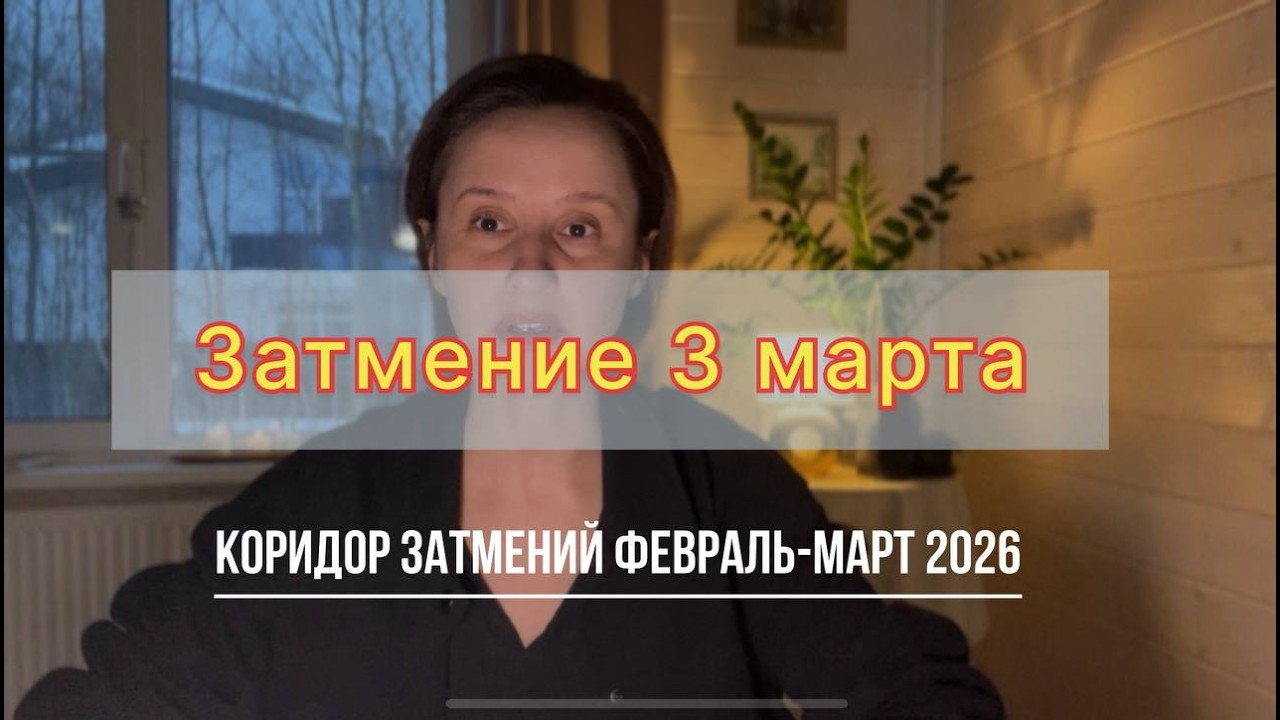 Лунное затмение 3 марта 2026г