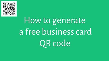 How to Generate a Business Card QR Code for Free | Yohn.io Guide