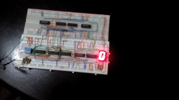 DECODIFICADOR BCD 7 SEGMENTO CON MULTIPLEXORES #74153 Y COMPUERTAS LOGICAS