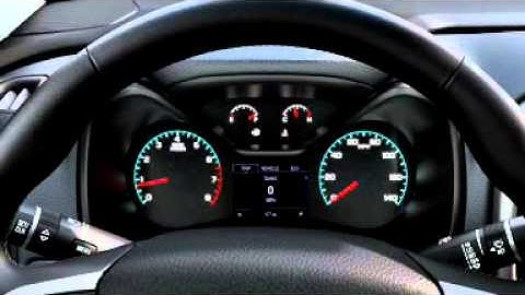 Video Chevy Colorado 2015 how to use dic driver information center