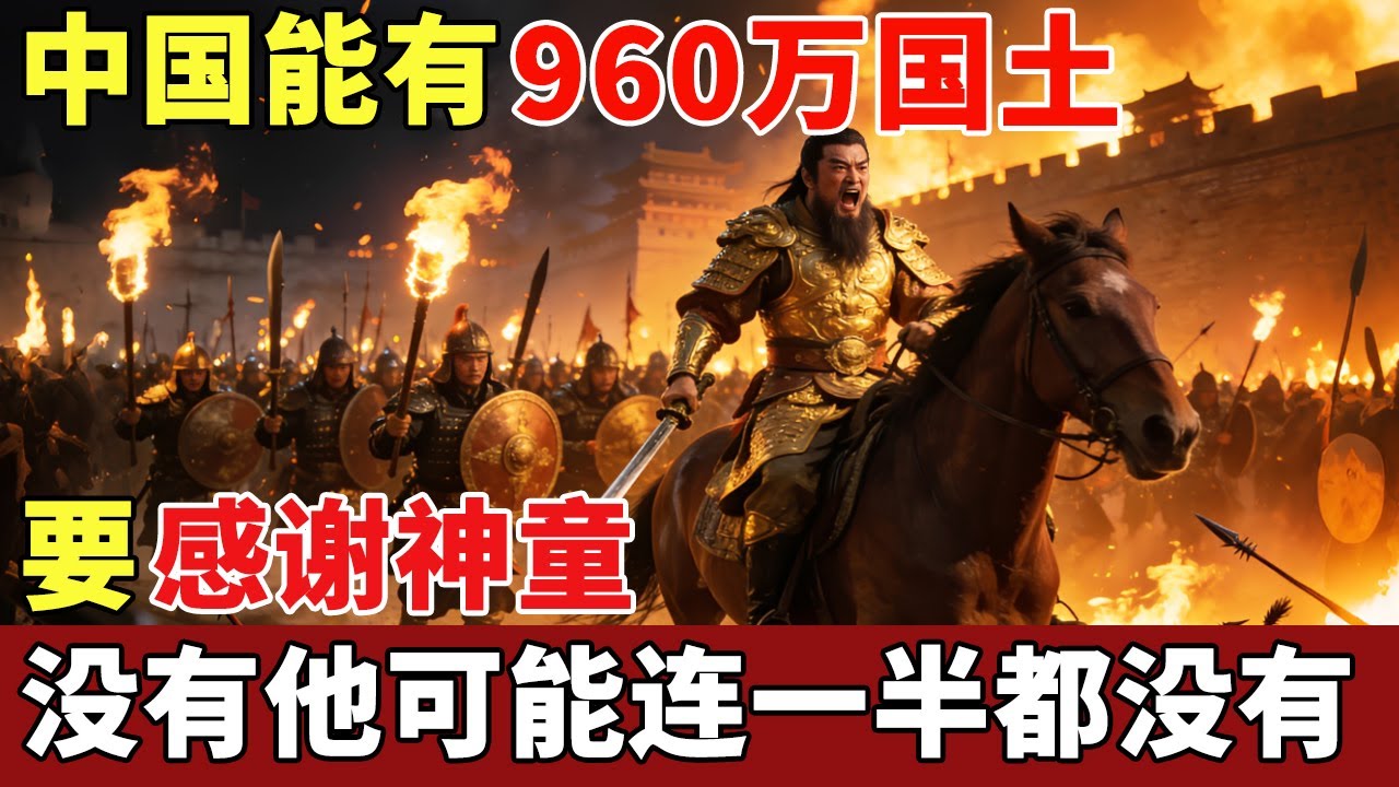 中国能有960万国土，最该感谢一神童，66岁还能带兵打仗，没有他可能连一半都没有【探秘】