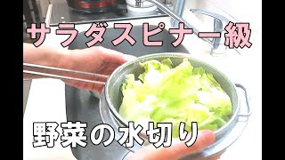 伝説の家政婦志麻さんがTVで披露した野菜の水切り方法が目から鱗で試してみた/サラダスピナー不要/野菜の水切り器不要