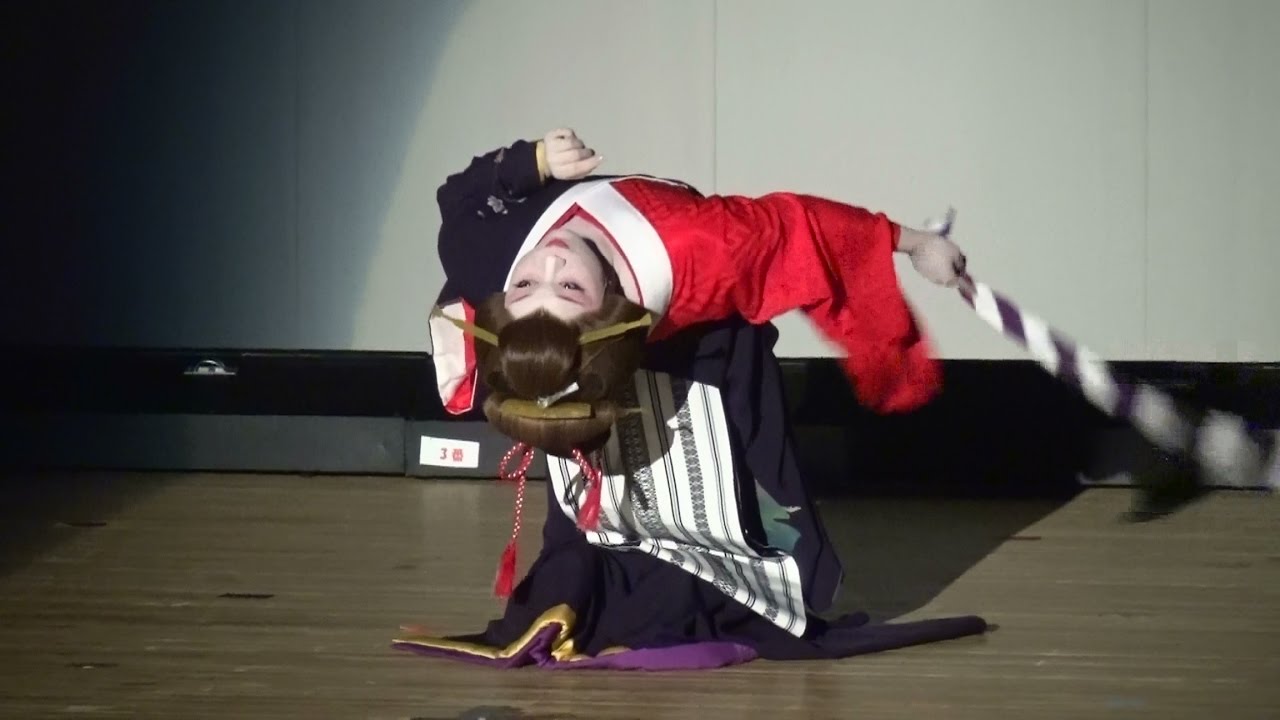 かわいい娘の踊り【車屋さん⇒木遣くずし】わかな 《ほぼ、水平撮り