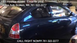2011 Hyundai Accent for sale in Malden, MA 02148 at the City