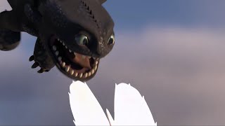 DELETED SCENE — Toothless x Light Fury HTTYD 3D animation