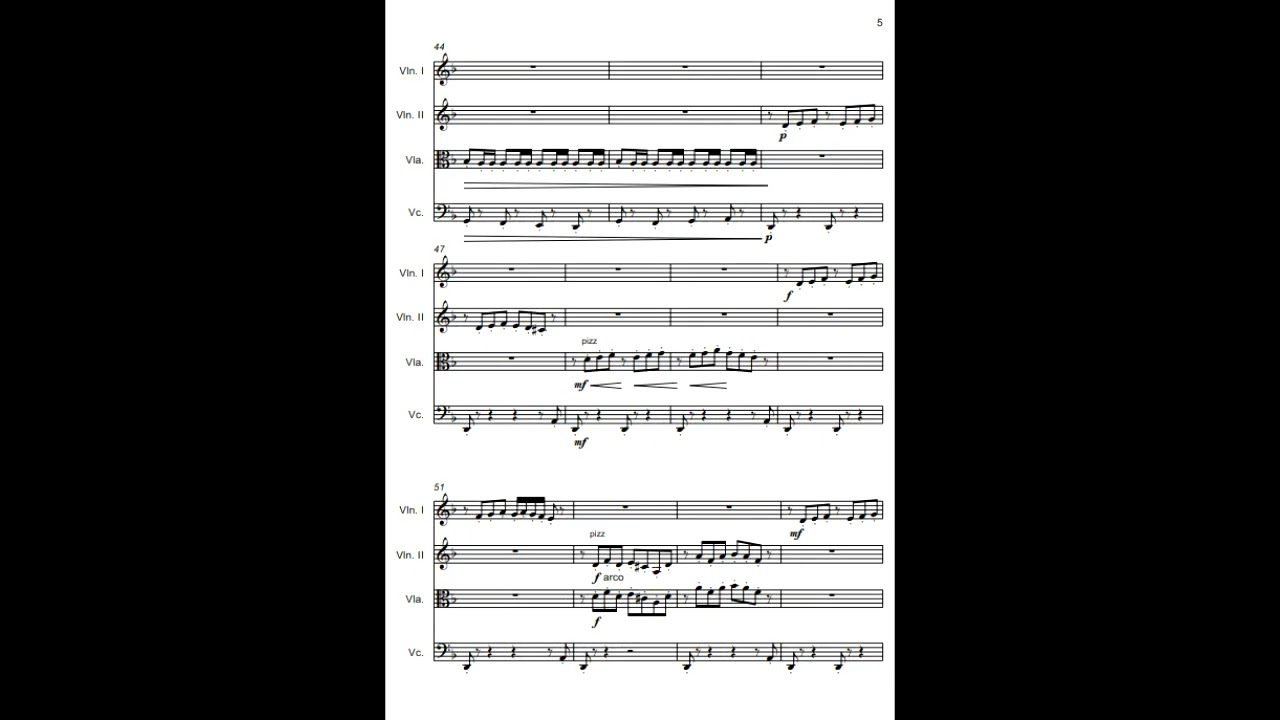 Paint It Black - Rolling Stones - arranged for String Quartet by Andrew Hodges