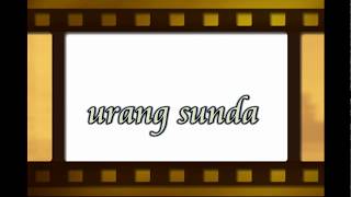 urang sunda - doel sumbang chords