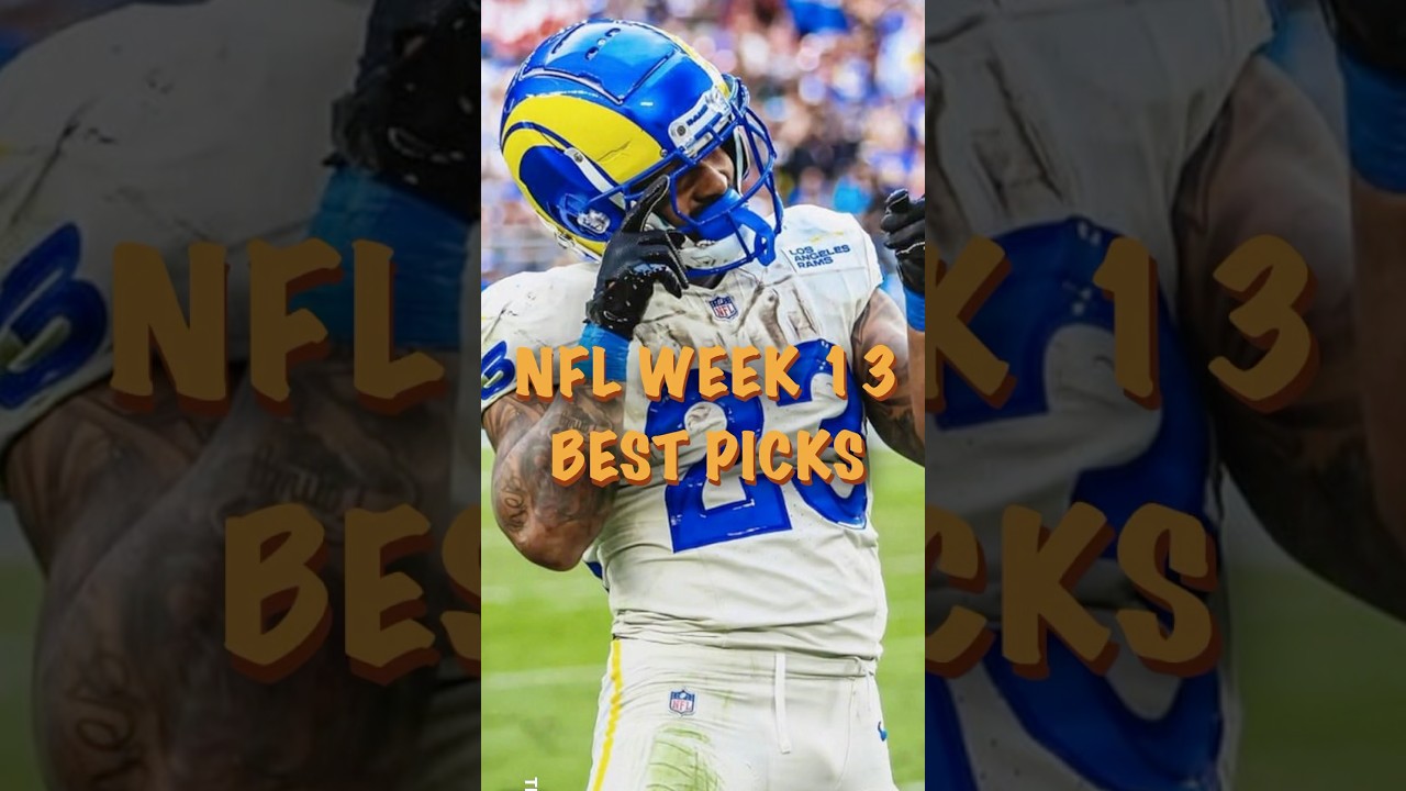 NFL BEST PICKS - WEEK 13 PLAYER PROPS