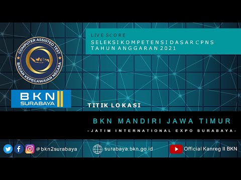 LIVE SCORE SKD KEMENTERIAN LINGKUNGAN HIDUP & KEHUTANAN [SESI 1] TGL 9-10-21 TILOK MANDIRI BKN JATIM