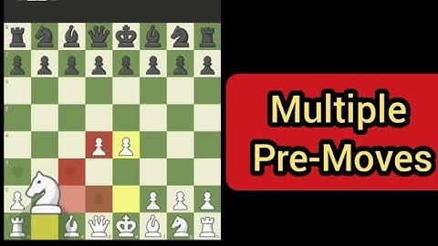 How to do multiple premoves on chess.com mobile app