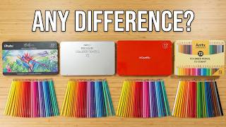 Comparing Ohuhu Halawa, Amazon Basics, Woomer and Arrtx Coloured Pencils...is there much difference? screenshot 5