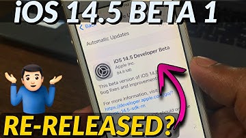 iOS 14.5 Beta 1 Re-released I iOS 14.5 Beta 1 update 2 I What