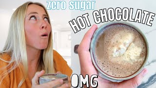 My New Zero Sugar Hot Chocolate OBSESSION [Healthy Hot Chocolate Recipe]