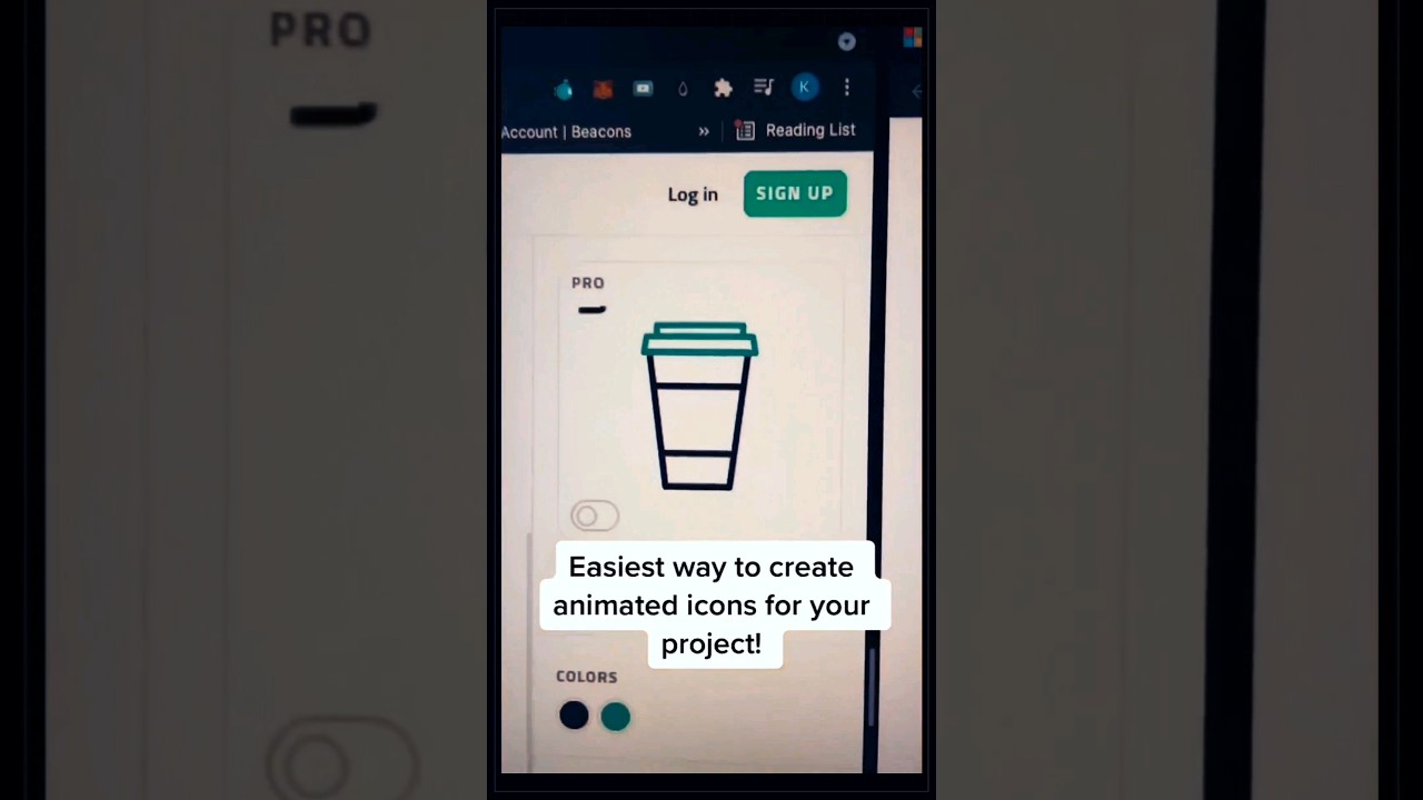 How to create Animated Icons for your project 