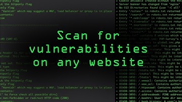 Scan for Vulnerabilities on Any Website Using Nikto [Tutorial]