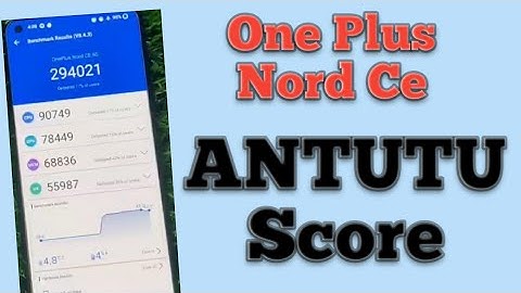 One Plus Nord Ce ANTUTU BENCHMARK test #Antutu_Quick_Test #Oneplus