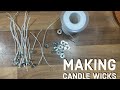 How to make candle wicks at home|
