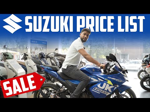 2023 Suzuki Bikes Price List! Ft. Gixxer SF 155, Access 125 Base & Top Model On Road Price, Discount