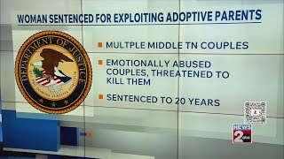 Woman sentenced for exploiting adoptive parents