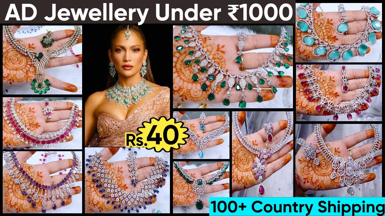 Premium Bridal AD Jewellery Collection 2025 | All Exclusive Wedding AD Jewellery Designs Under 1000