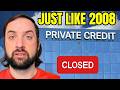 BREAKING: Moody's JUST Downgraded A MASSIVE Private Credit Fund!