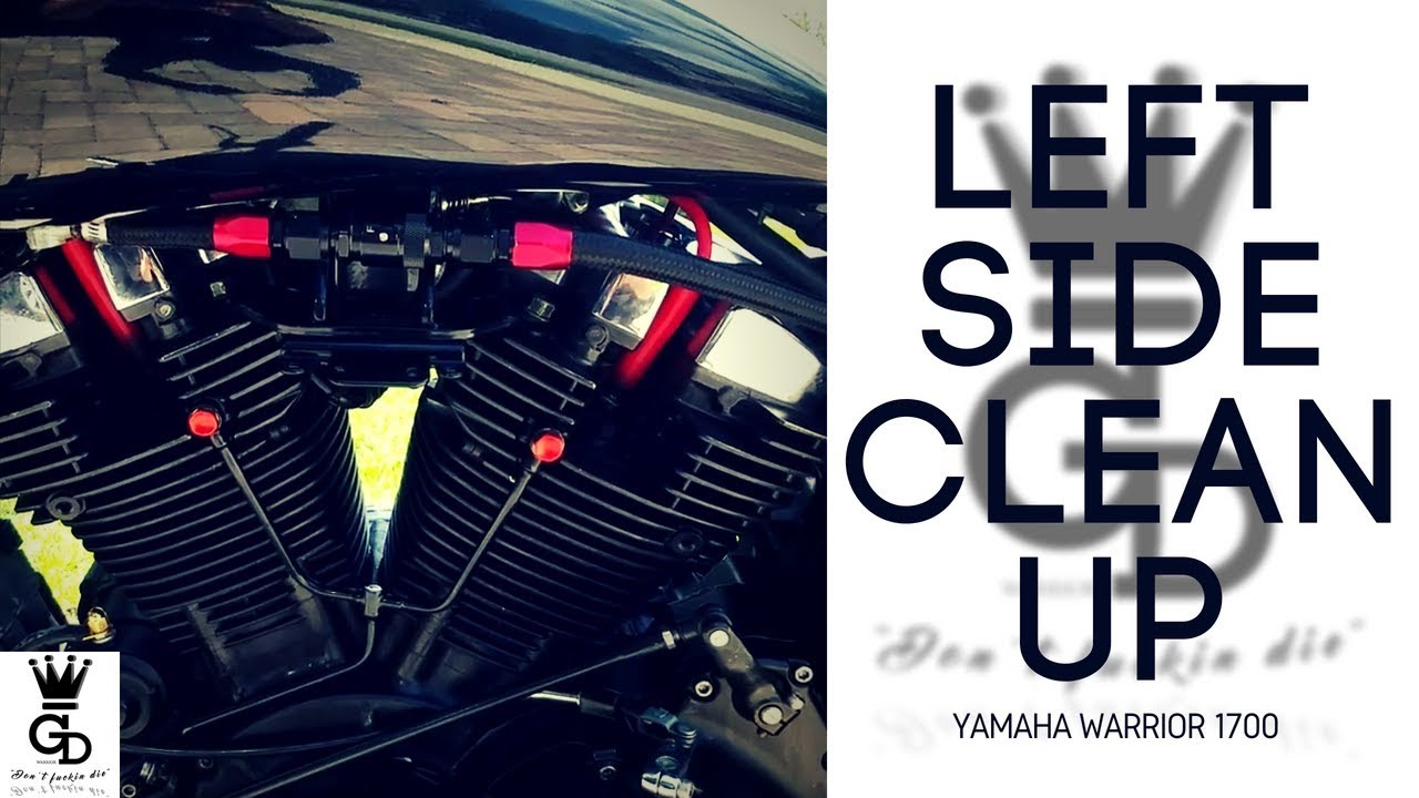 YAMAHA WARRIOR 1700 Left Side Clean up Guide by GD Warrior