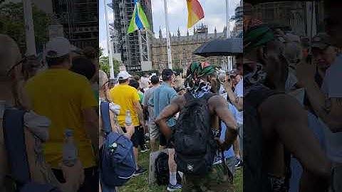 Freedom Day Parliament square support Mark Sexton