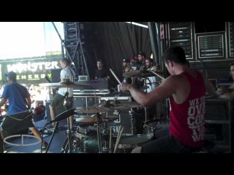 Set Your Goals - Gaia Bleeds - Clark Danger - Warped Tour Washington 2011 - LIVE