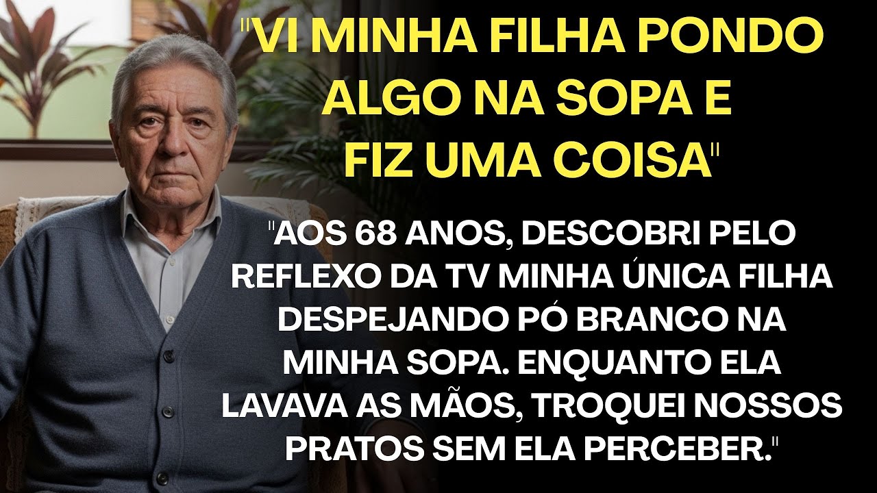 MINHA FILHA PÔS ALGO ESTRANHO NA MINHA SOPA... MAS EU TROQUEI O PRATO ANTES DE ELA PERCEBER