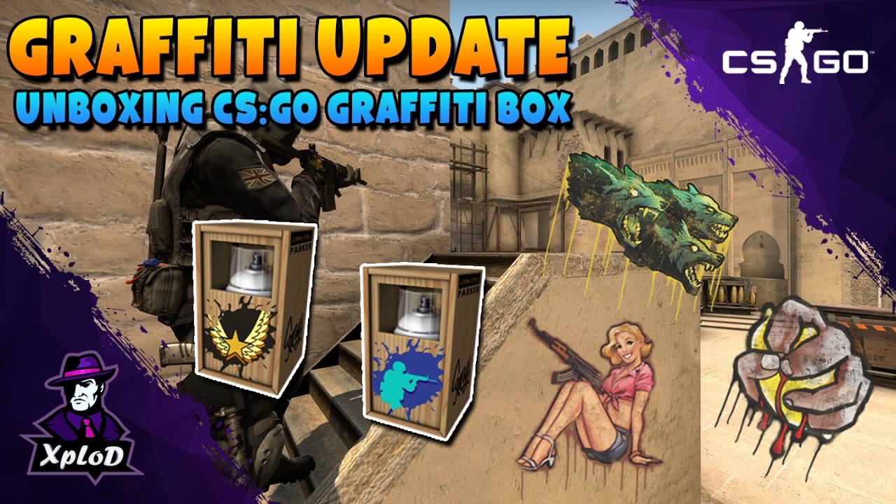 [CS:GO Update] - Graffiti & Unboxing Graffiti Box ! - YouTube