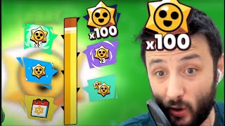 Rekor! 100 BEDAVA STAR HEDİYESİ ETKİNLİĞİ  🤩 Brawl Stars #100StarrDrops by LAZ 258,387 views 1 month ago 8 minutes, 5 seconds