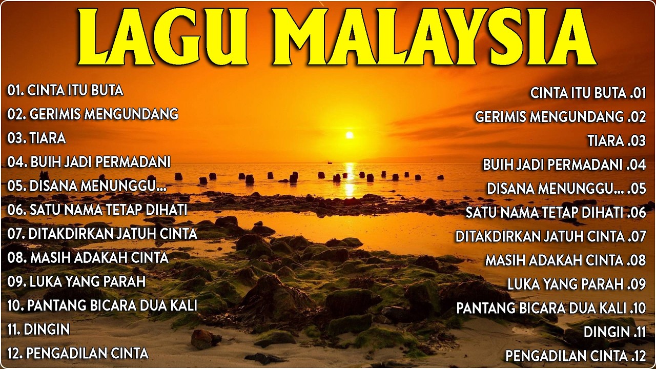 Lagu Malaysia terbaik rock slow - Full album Nostalgia 90an - Top Malaysia Album 2025🎶