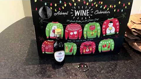 Sip & Savor Wine Advent Calendar Unboxing by MealFinds