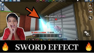 Playing With My First Swords Effect (Part I)- BlockMan Go Bedwars