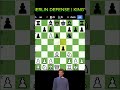 ♟️ King’s Pawn Opening: Can You Crack the Berlin Defense?♟️#chessgame  #shorts #reels #trending
