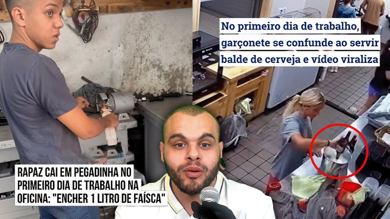 fazendo merda no primeiro dia de trabalho