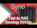 Synology ds920  test  avis  review  prsentation du nas 4 baies haut de gamme  de la marque