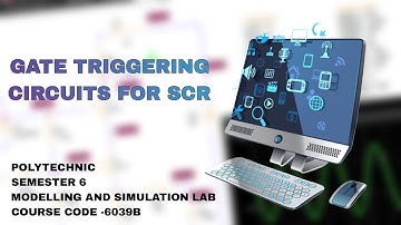 GATE TRIGGERING CIRCUITS FOR SCR | Diploma sem 6 | EEE | Modelling and simulation lab:6039B | Pspice