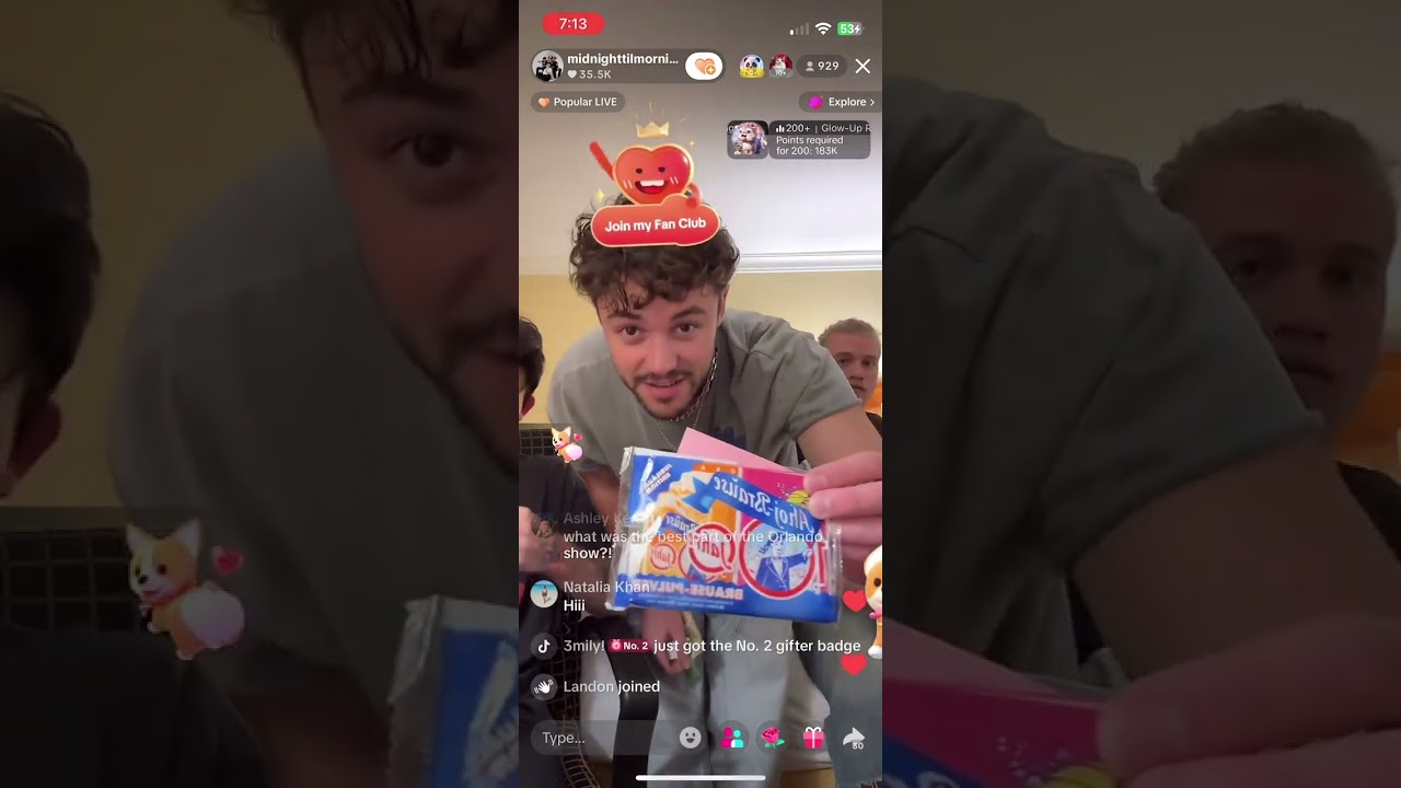 Midnight til morning live on 11/10/25