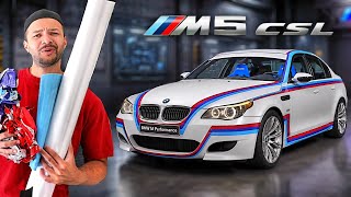 Rebuilding an ABANDONED V10 Manual BMW M5 into the CSL PROTOTYPE in 48 HOURS!