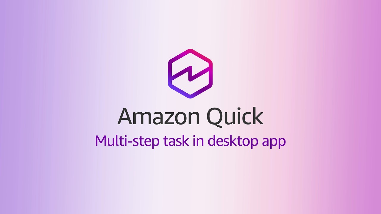 Amazon Quick: Prep for Any Meeting in One Prompt | Amazon Web Services